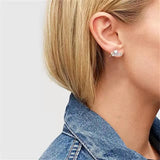 Name Earring Personalized Stainless Steel Earring with Heart for Women