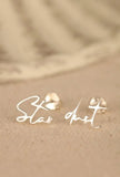 Name Earring Stainless Handwriting Earrings|Personalised Earrings