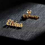 Name Earring, Stainless Steel Earrings, Gift For Women