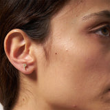 Personalized Name Earring Studs with Zircon