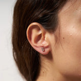 Personalized Name Earring Studs with Zircon