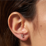 Personalized Name Earring Studs with Zircon