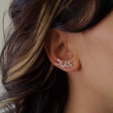 Arabic Name Stud Earrings Personalized Women Accessories