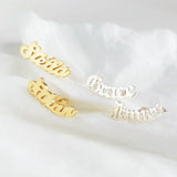 Name Earrings, Personalized & Stylish Dainty Studs