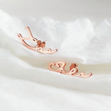 Name Earrings, Personalized & Stylish Dainty Studs