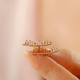 Custom Name Stud Earrings - Personalized Jewelry for Her