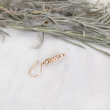 Name Earrings,Personalized Dangle Drop Earrings,Dainty Name Earrings