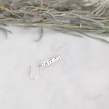 Name Earrings,Personalized Dangle Drop Earrings,Dainty Name Earrings