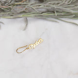 Name Earrings,Personalized Dangle Drop Earrings,Dainty Name Earrings