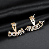 Name Earrings, Custom Gift, Minimalist Jewelry