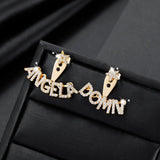 Name Earrings, Custom Gift, Minimalist Jewelry