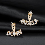 Name Earrings, Custom Gift, Minimalist Jewelry