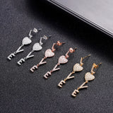 Name Earrings Personalized Letter Earrings Jewelry Gift For