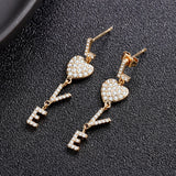 Name Earrings Personalized Letter Earrings Jewelry Gift For