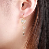 Name Earrings Personalized Letter Earrings Jewelry Gift For