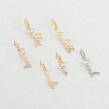 Name Earrings,Personalized Name Earring,Stainless Steel Name Earring