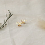 Name Earrings, Personalized Name Stud Earrings, Stainless Steel