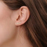 Name Earrings Stainless Steel Personalized Name Stud Earrings Jewelry