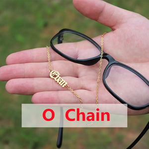 Eyeglasses Chain Sunglasses Name Chain Stainless Steel Personalised Jewelry