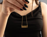 Custom Name Frame Necklace