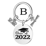 Graduation Season Gift CLASS OF Keychain Stainless Steel Inspirational DIY