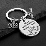 Graduation Season Gift CLASS OF Keychain Stainless Steel Inspirational DIY