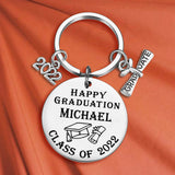 Graduation Season Gift CLASS OF Keychain Stainless Steel Inspirational DIY