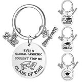 Graduation Season Gift CLASS OF Keychain Stainless Steel Inspirational DIY