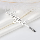 Name Hairpins Personalized Word Hairpins Nameplate Hairpins Hair clips BFF Gift