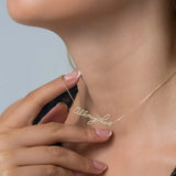 Handwriting Necklace Personalized Stainless Steel Necklace