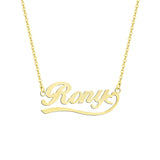 Heart Necklace Personalized Stainless Steel Ribbon Pendant Choker