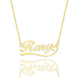 Heart Necklace Personalized Stainless Steel Ribbon Pendant Choker