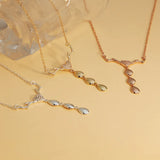 Heart Necklace with Gold Antlers Engraved Pendant Family Name Necklace