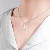 Personalized Heart Puzzle Necklace with Engraved Family Names