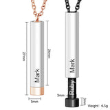 Personalized Engraved Bar Necklace - Custom Gift for Her