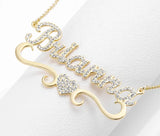 Iced Heart Necklace - Crystal Pendant Jewelry for Women
