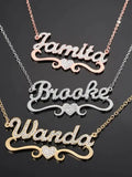 Iced Heart Necklace - Crystal Pendant Jewelry for Women
