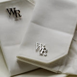 Name Initials Cufflinks Personalized Letters Logo Suit Shirt Cuff Links