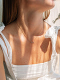 Initials Necklace-Pav? Letter Necklace-Zirconia Personalized Jewelry
