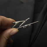 Initials Tie Clip Men's Personalize Stainless Steel Letters Tie Clip