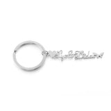 Personalized 18K Stainless Steel Name Keychain Key Ring