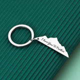 Personalized Stainless Steel Name Keychain