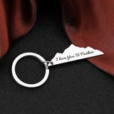 Personalized Stainless Steel Name Keychain