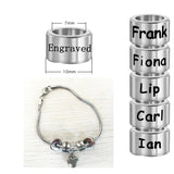 Personalized Heart Charms Family Bracelet for Girls and Women