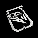 LOGO Pattern Belt Buckle for Men Stainless Steel Business Accessory