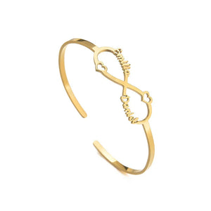 Love Infinity Symbol Rhinestone Bracelet Men's Women's Jewelry
