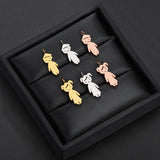 Zircon Personalized Name Letter Necklace for Girls Boys Rhinestone Jewelry