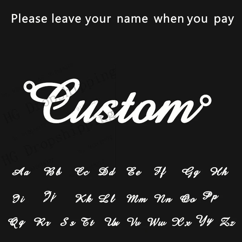 Name Letters Pearl Necklace Personalized Choker Necklaces