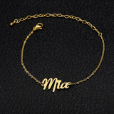 Customized Men & Women Bracelet with Charms: Birthday Jewelry