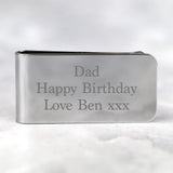 Money Clip Stainless Steel Letter Unisex Wallet Banknote Folder